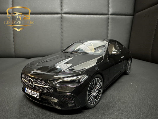 Mercedes Benz CLE W236 black 1:18 NOREV 183937 Мерцедес Бенц ЦЛЕ черен отваряем
