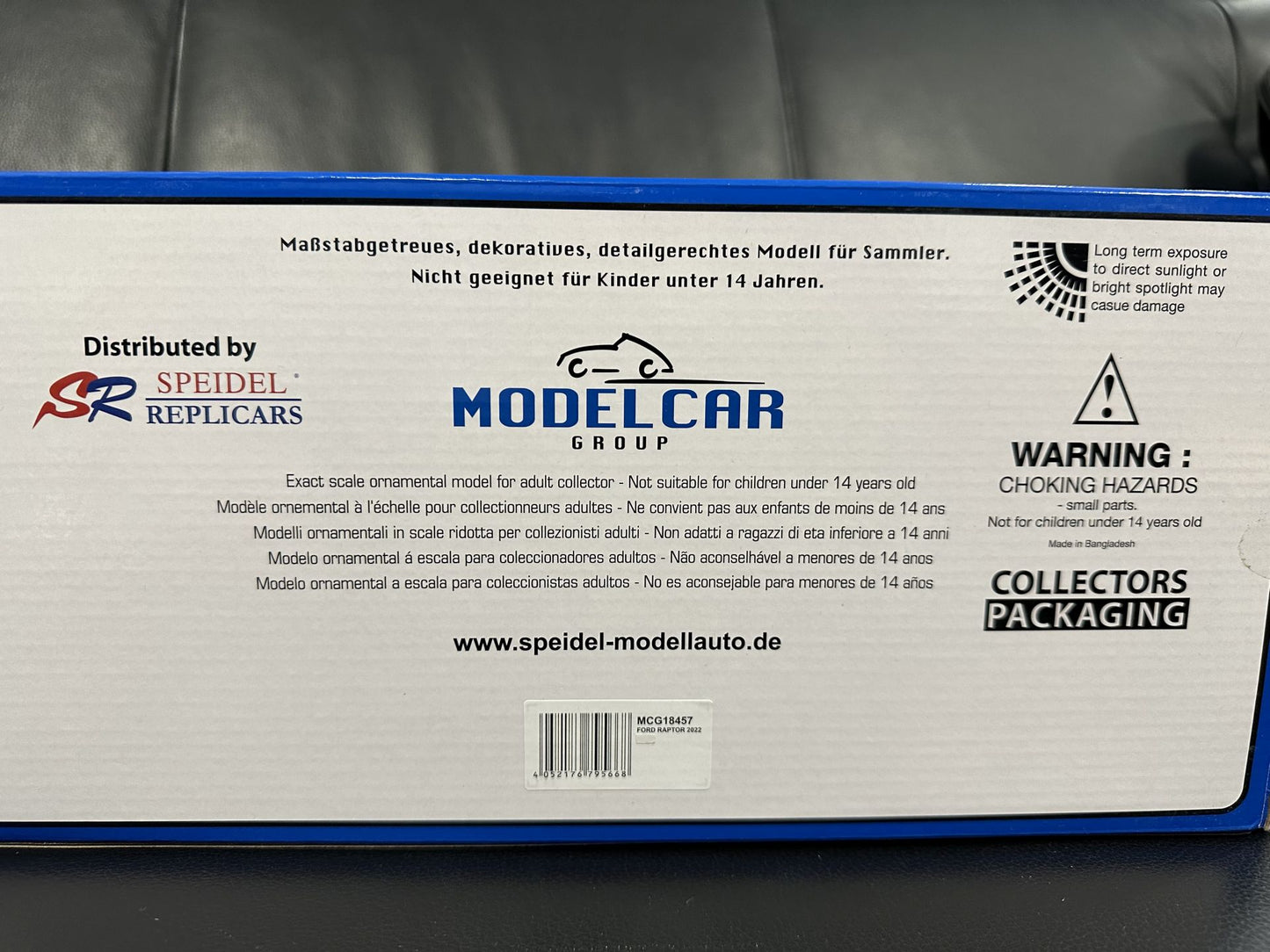 Ford Ranger Raptor silver 1:18 Modelcar MCG 18457 Форд Раптор сив