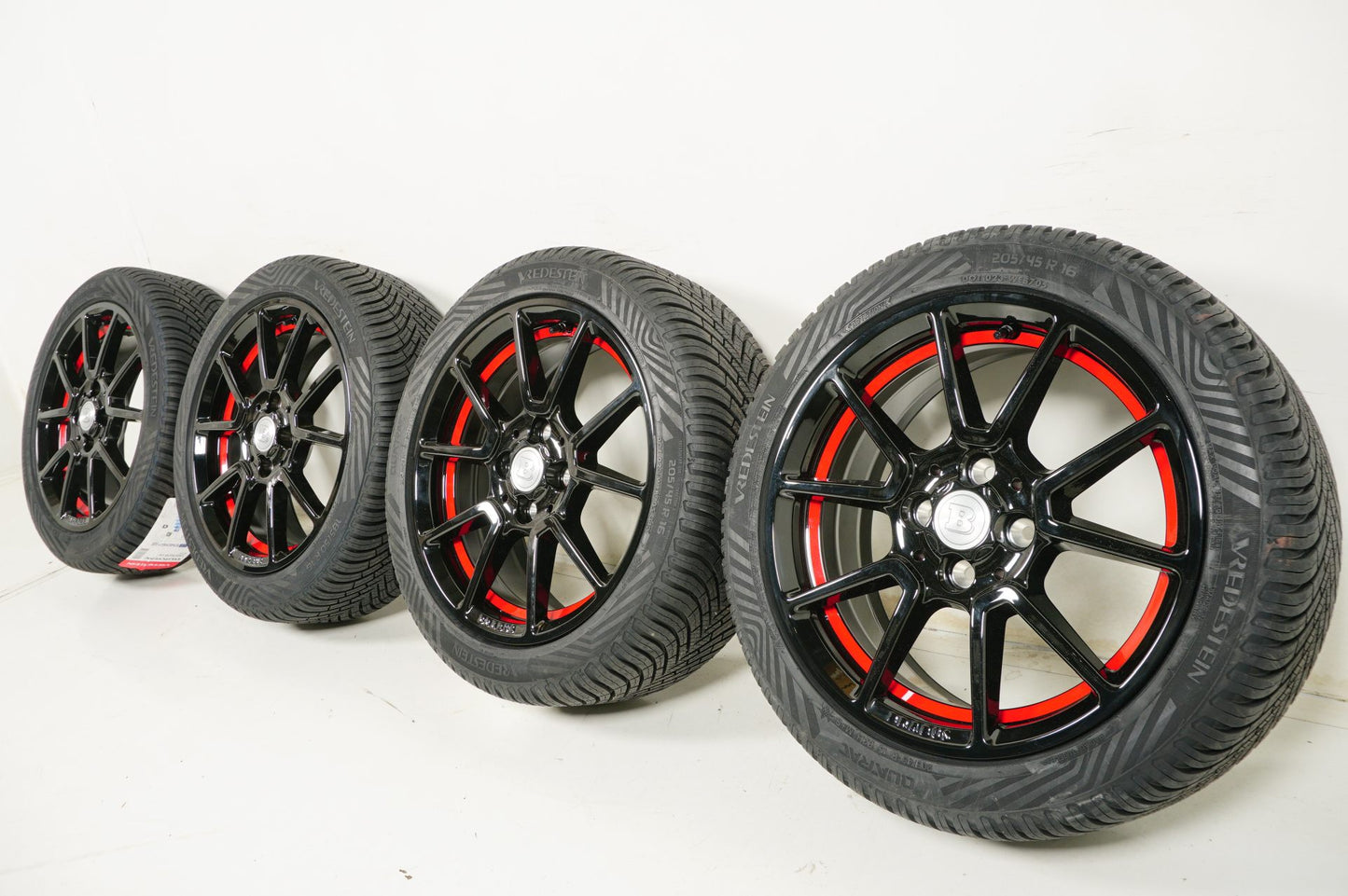 Оригинал Нови Smart W453 Brabus 16 Zoll Смарт Брабус 16 цола Алуминиеви джанти летен/зимен комплект всесезонни гуми