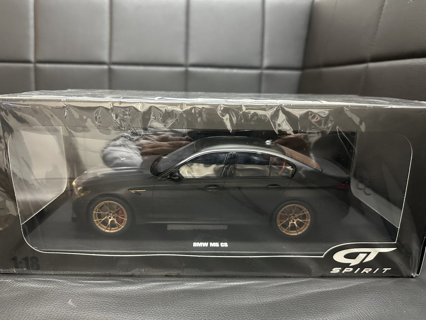 Bmw M5 CS F90 Gold Edition grey Limitiert 1:18 GT Spirit GT893 Бмв M5 сив мат Лимитирана