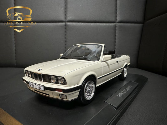 Bmw 325i E30 Cabrio white 1:18 Norev 183213 Бмв 325i Е30 Кабрио бял