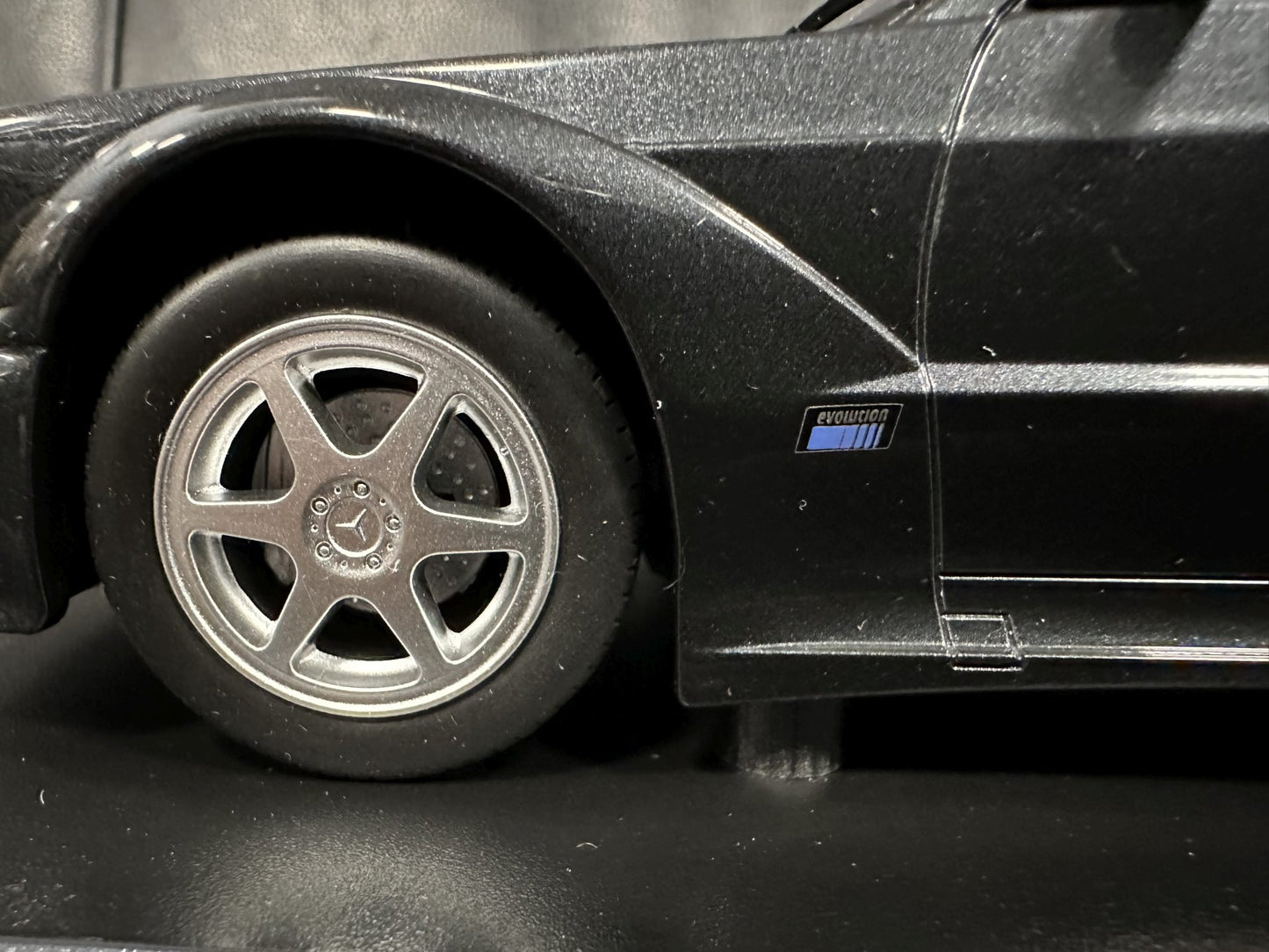 Mercedes Benz 190E 2.5 16V EVO2 1990 black Limitiert 1002 pcs 1:18 Minichamps 155036100 Мерцедес Бенц 190Е В16 Лимитирана черен