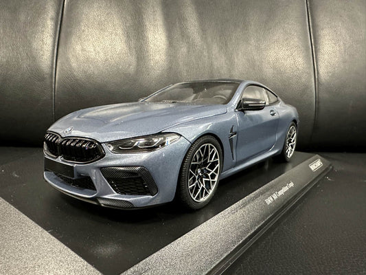 Bmw M8 Competition Coupe blue 2020 1:18 Minichamps 110029024 Бмв М8 Компетишън Купе