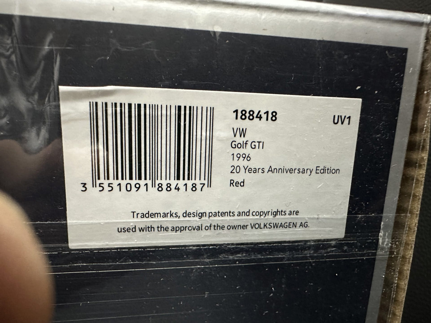 Volkswagen Golf 3 GTi red 1996 1:18 NOREV 188418 Фолксваген Голф 3 червен