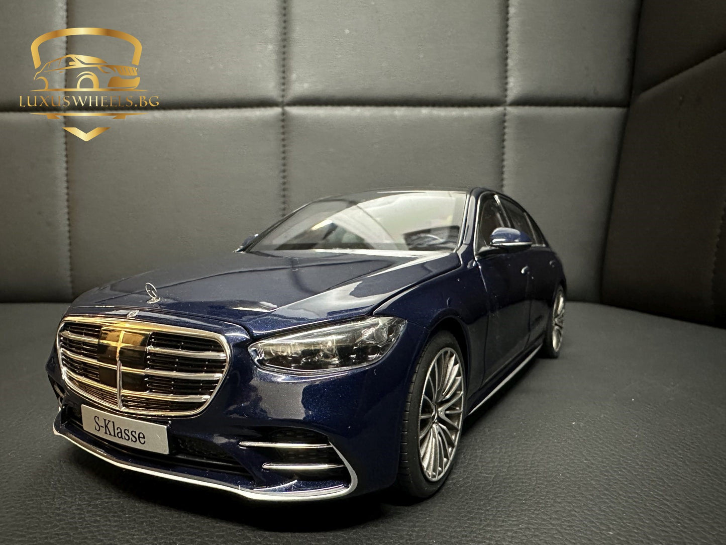 Mercedes Benz S Klasse W223 blue 1:18 NOREV B66960642 Мерцедес Бенц С Класа син
