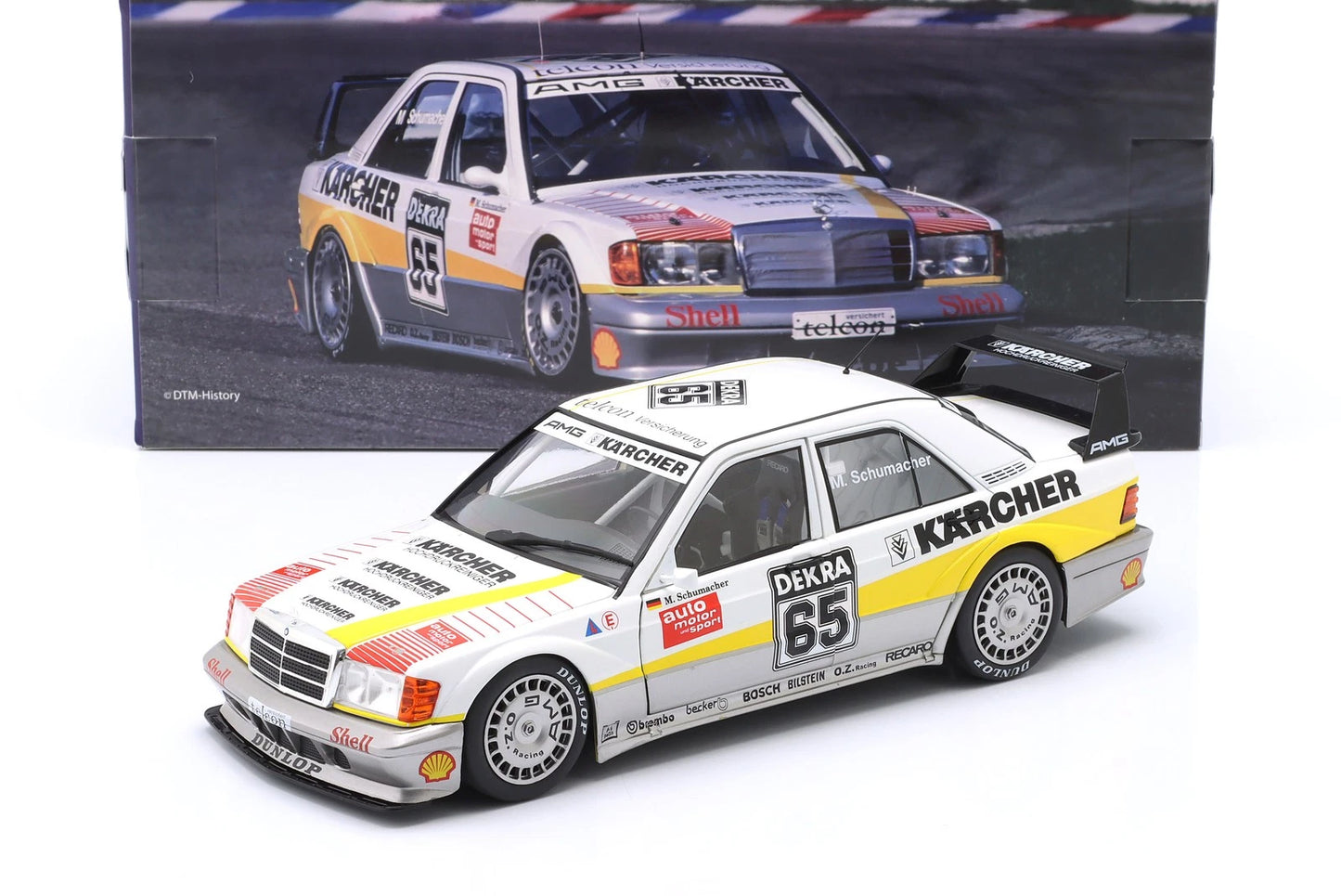 Mercedes 190E EVO2 DTM Michael Schumacher Werk 83 W18041004 1:18 Опел Мерцедес 190Е ЕВО2 Майкъл Шумахер