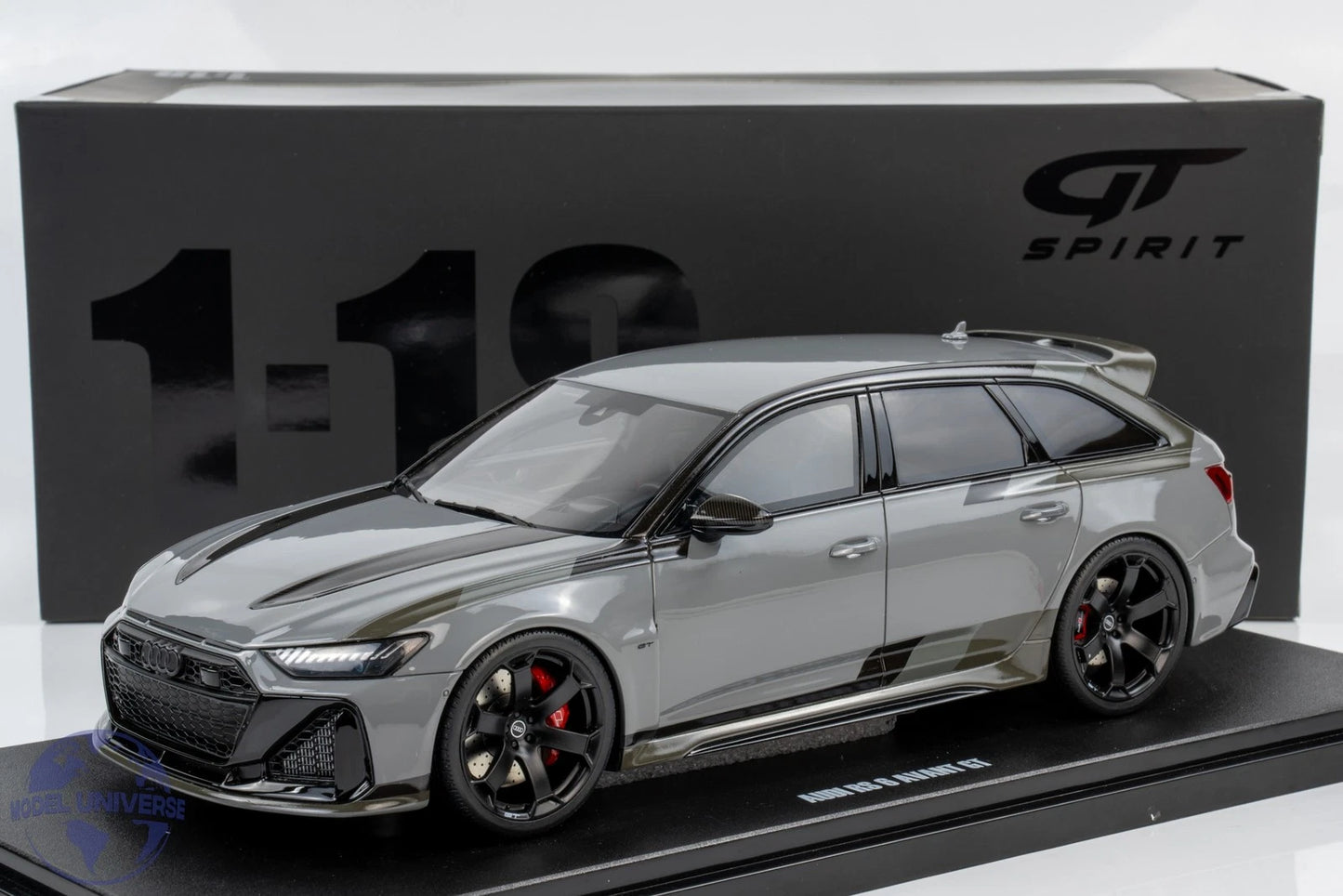 Audi RS6 GT Resin 2024 Kombi grey Limitiert 1:18 GT Spirit GT965 Ауди РС6 сив Комби Лимитирана