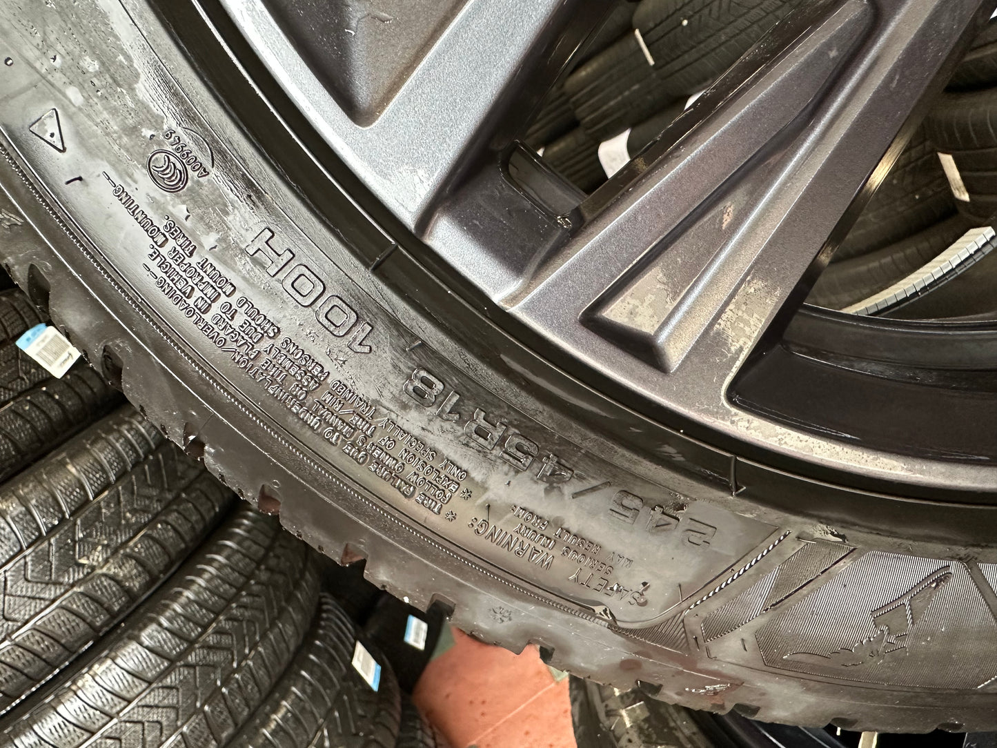 Оригинал BMW 4er i4 G26 18 Zoll Бмв и4 Г26 18 цола зимен комплект зимни гуми