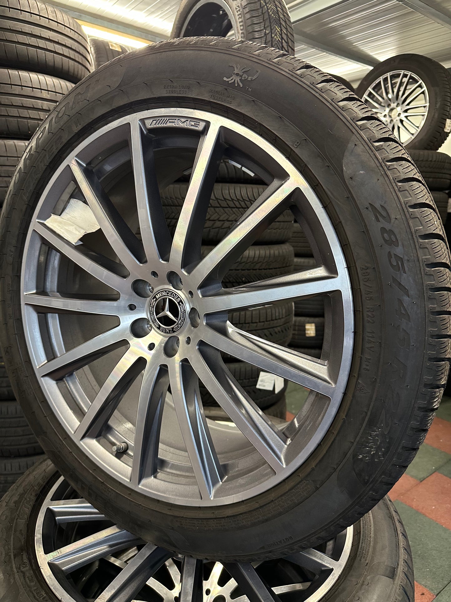 Оригинал Mercedes GLS X167 W167 22 Zoll Мерцедес ГЛС X167 W167 22 цола джанти зимен комплект зимни гуми