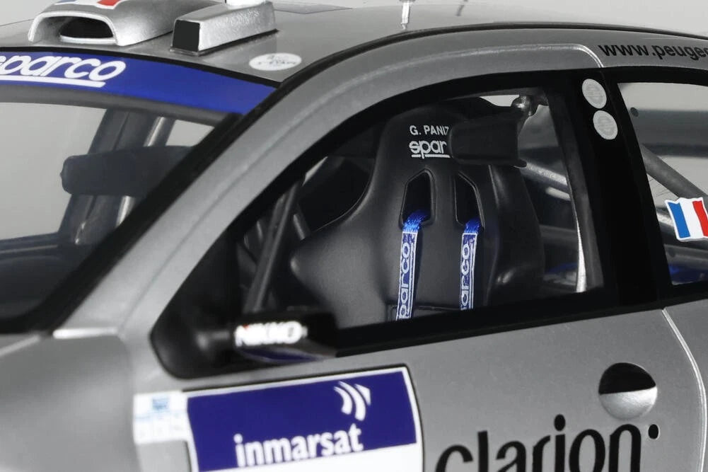 Peugeot 206 WRC Gilles Panizzi Limited grey 1:18 Ottomobile Otto OT1085 Пежо 206 Рали Лимитирана сив