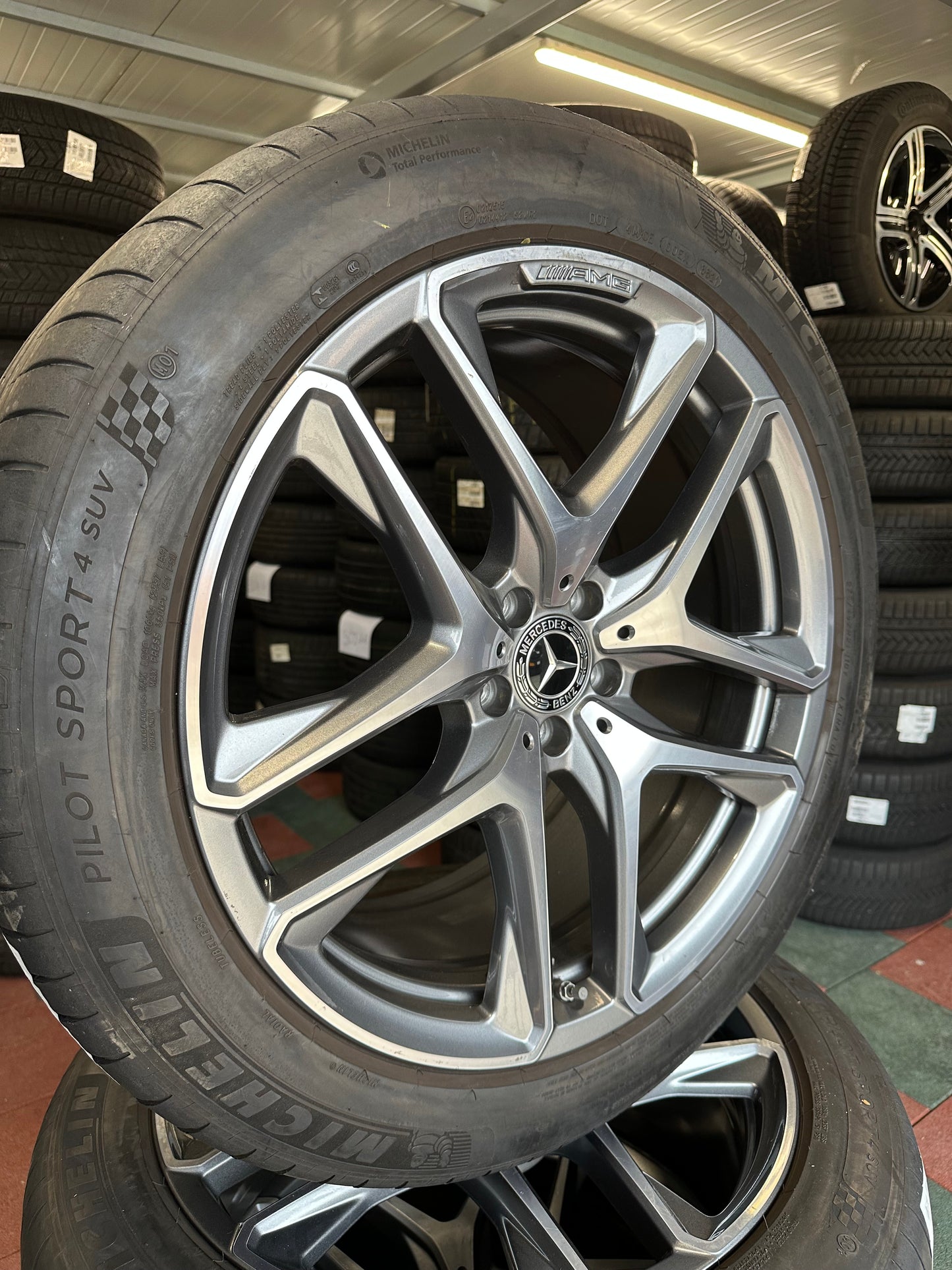 Оригинал Mercedes GLE V167 C167 AMG 21 Zoll Мерцедес ГЛЕ 21 цола AMG джанти летен комплект летни гуми