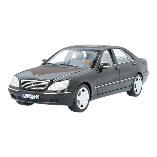 Mercedes Benz S600 W220 black 1:18 NOREV B66040659 Мерцедес Бенц С600 черен отваряем