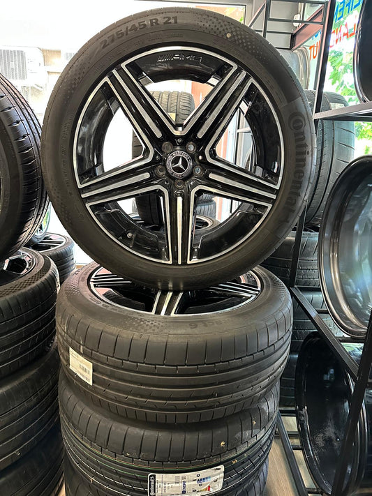 Оригинал като Нови Mercedes GLE V167 C167 AMG 21 Zoll Мерцедес ГЛЕ 21 цола AMG джанти летен комплект летни гуми