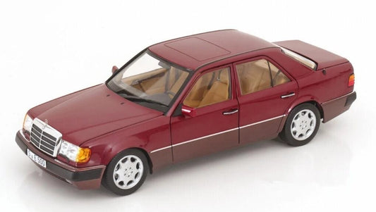 Mercedes Benz 500 E Klasse W124 red Limited 2000 1:18 NOREV b66040699 Мерцедес Бенц 500 Е Класа бордо отваряем Лимитирана 2000