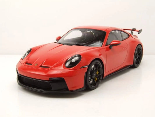 PORSCHE 911 992 GT3 2021 orange 1:18 Minichamps 117069000 Порше 911 992 ГТ3 оранжев