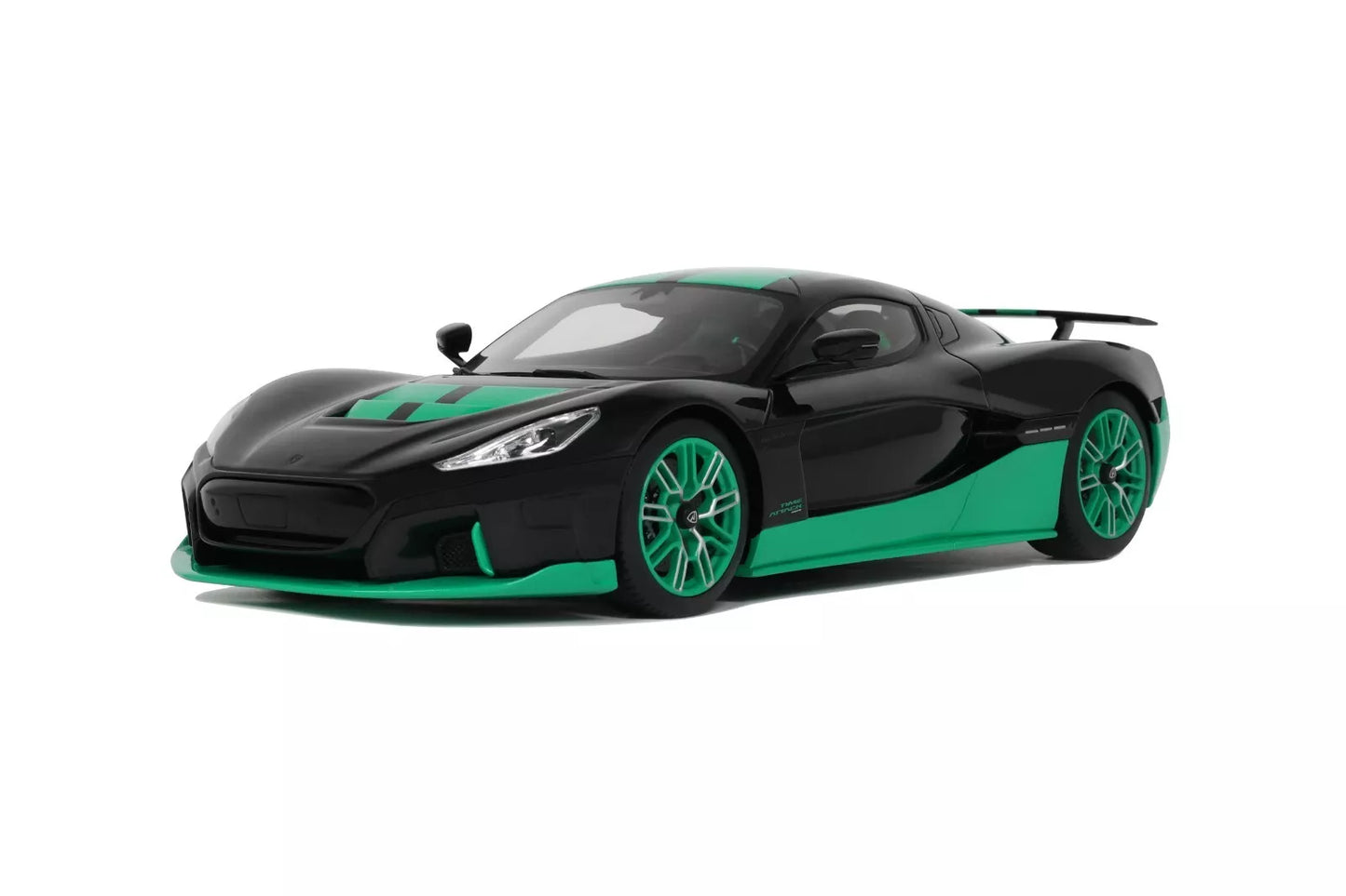 Rimac Nevera Record Limited black/green 1:18 GT Spirit GT916 Римак Невера Лимитирана зелен/черен Koenigsegg