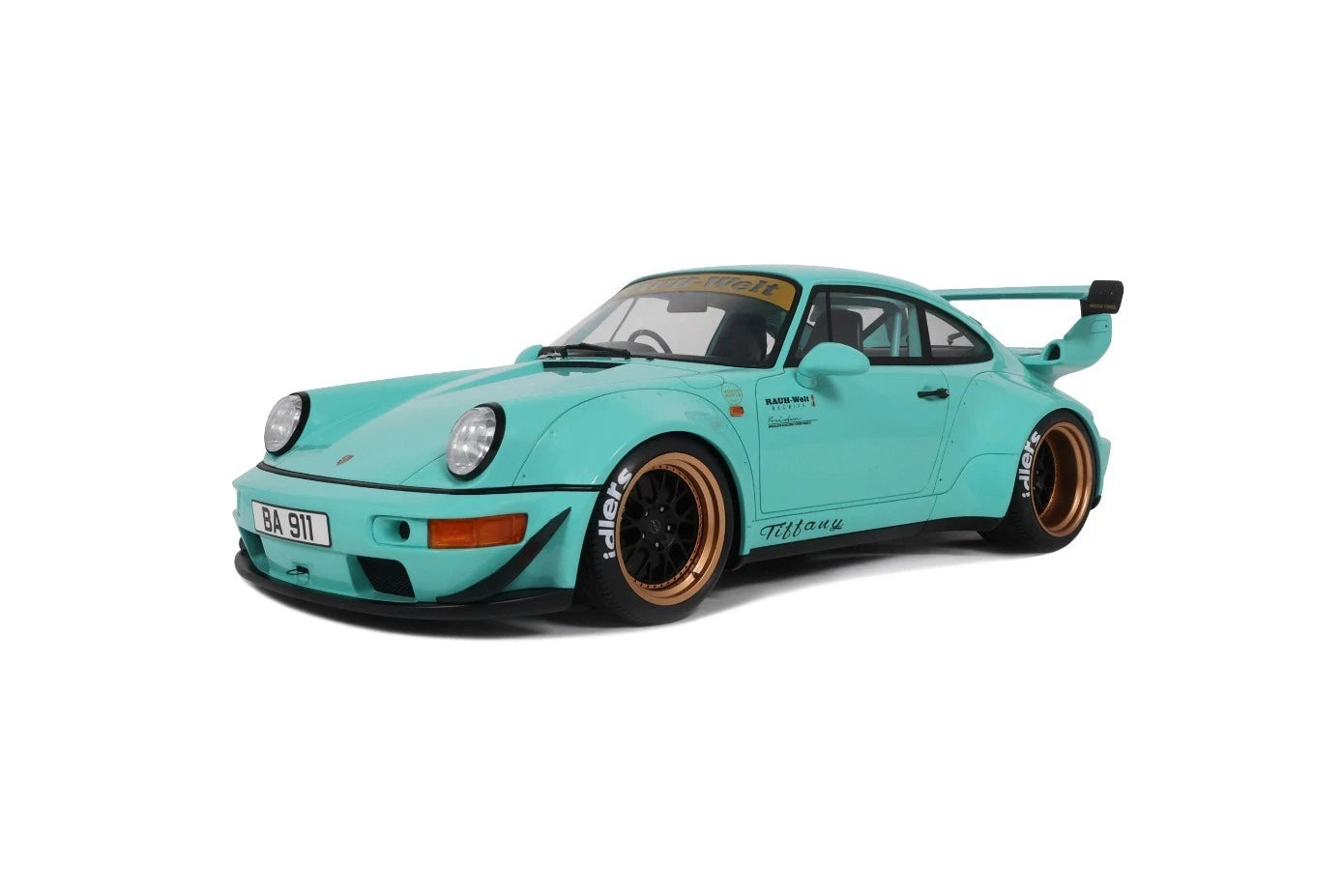 Porsche 911 (964) Turbo S Coupe RWB Tiffany Limitiert 769/999 1:12 GT Spirit GT951 Порше 911 зелен Лимитирана