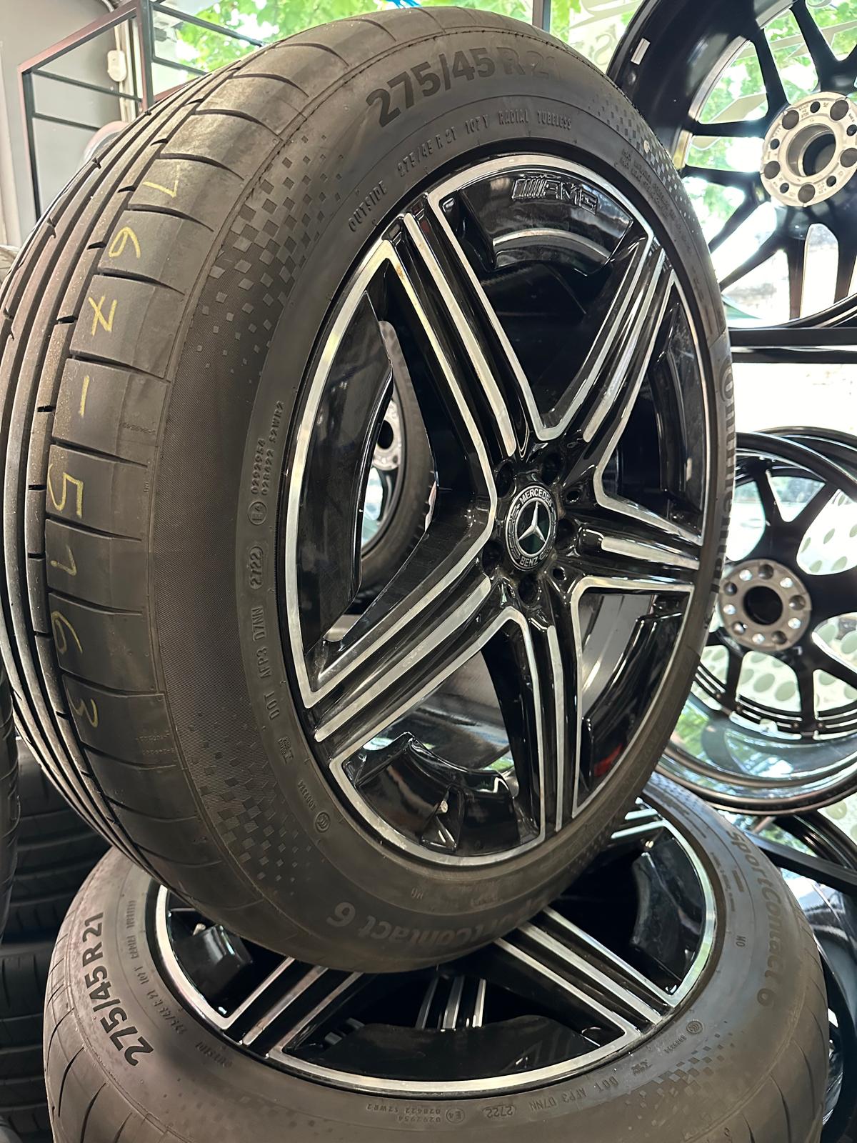Оригинал като Нови Mercedes GLE V167 C167 AMG 21 Zoll Мерцедес ГЛЕ 21 цола AMG джанти летен комплект летни гуми