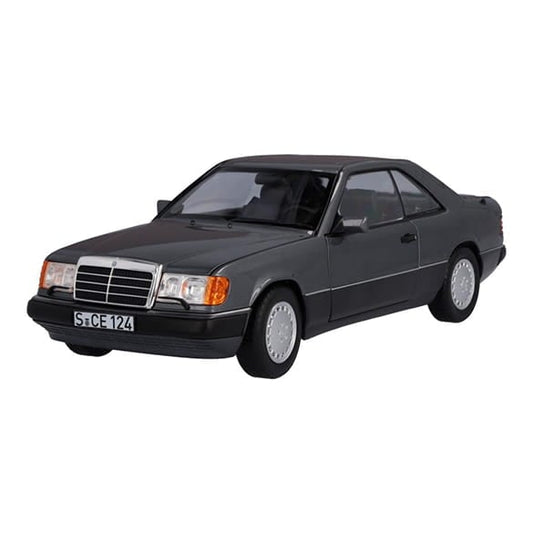 Mercedes Benz 300CE W124 Coupe grey 1:18 NOREV B66040690 Мерцедес Бенц 300ЦЕ Купе сив отваряем
