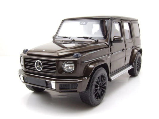 Mercedes Benz G500 braun 1:18 Minichamps 110037102 Мерцедес Бенц Г500 кафяв отваряем