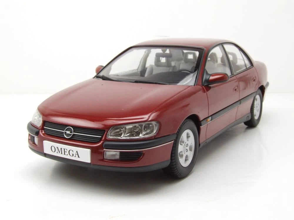 Opel Omega B 1996 red  1:18 Triple 9 Опел Омега Б 1996 бордо