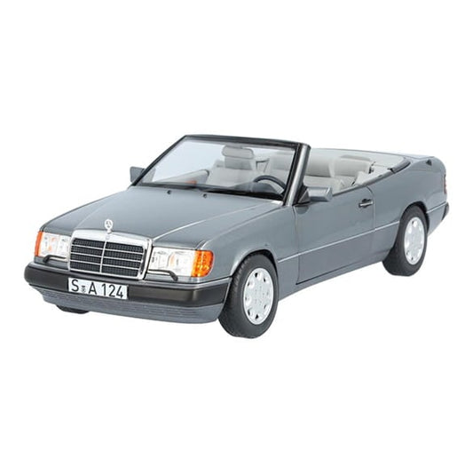 Mercedes Benz 300CE W124 Cabrio grey 1:18 NOREV B66040685 Мерцедес Бенц 300ЦЕ Кабрио сив отваряем