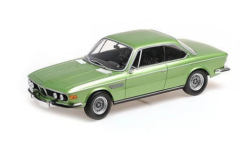 BMW 3.0 CSi Coupe 1971 green Limited 506pcs 1:18 Minichamps 155028034 Бмв Лимитирана