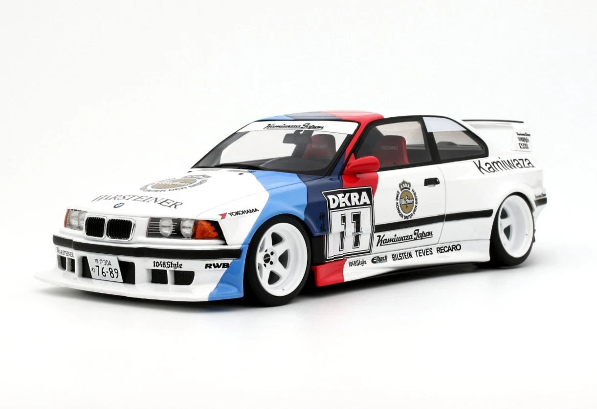 Bmw E36 Khyzyl Saleem Coupe white Limitiert 1:18 OTTO OT1176 Бмв Е36 бял Лимитирана