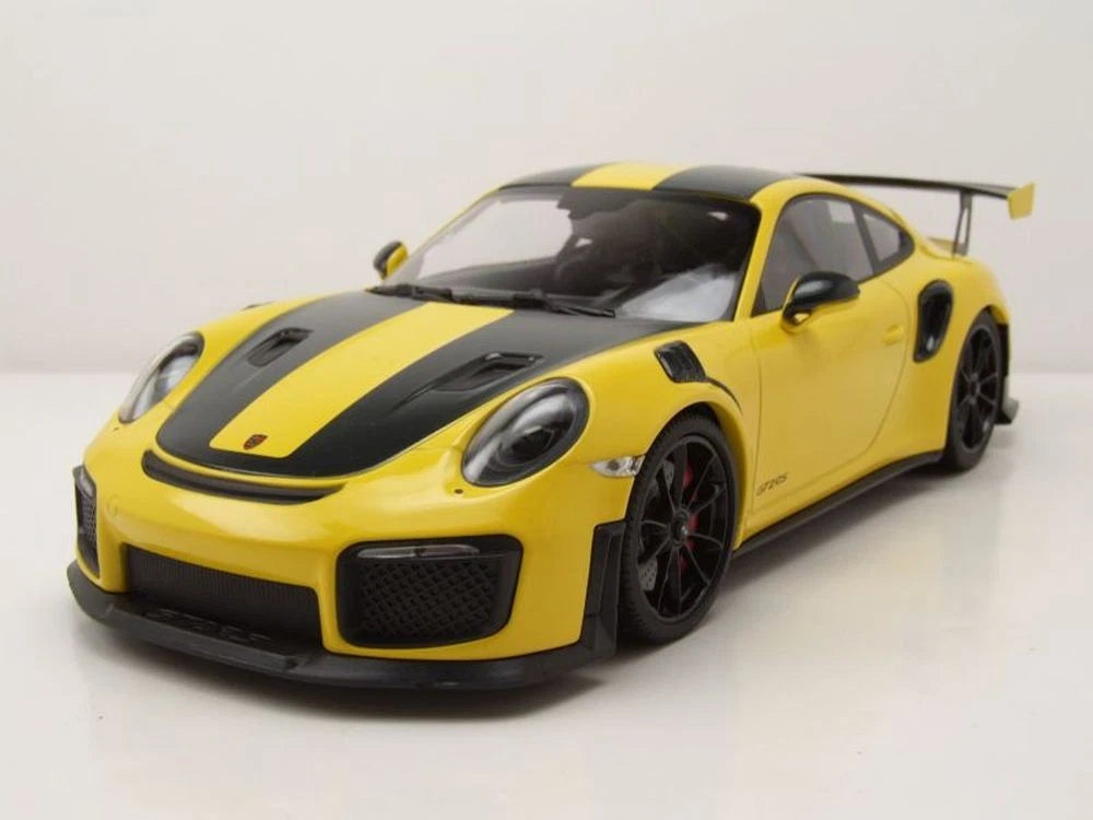 Porsche 911 991.2 GT2 RS 2018 yellow Limited 600pcs 1:18 Minichamps 155068311 Порше 911 991.2 жълт Лимитирана