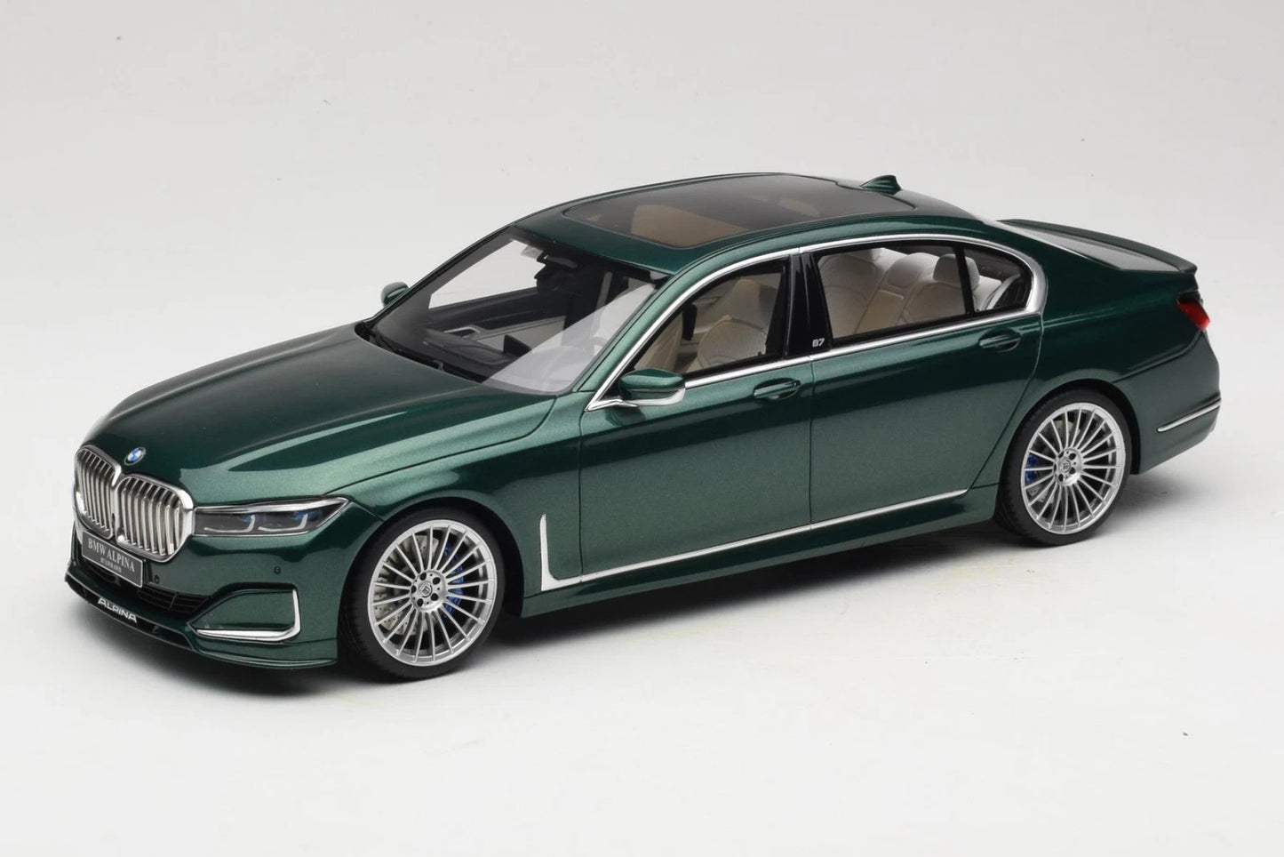 Bmw Alpina 7er G11 B7 Limousine green Limitiert 1:18 GT Spirit GT942 Бмв Алпина зелен седан Лимитирана