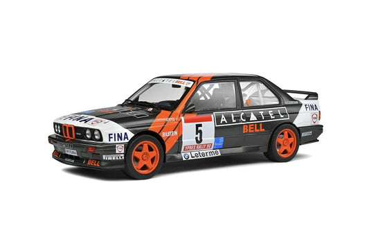 Bmw M3 E30 Rally Ypres 1990 black/red 1:18 Solido S1801519 Бмв М3 Е30 черен/червен