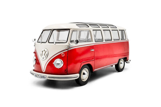 Volkswagen T1 21 Samba red 1:18 Solido S1803402 Фолксваген Т1 червен
