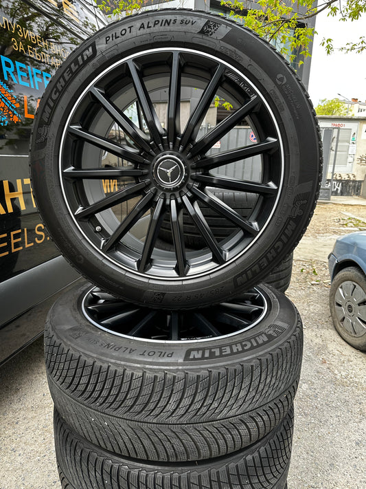 Оригинал Mercedes GLS63 22 Zoll AMG Мерцедес ГЛС63 X167 W167 22 цола джанти зимен комплект зимни гуми