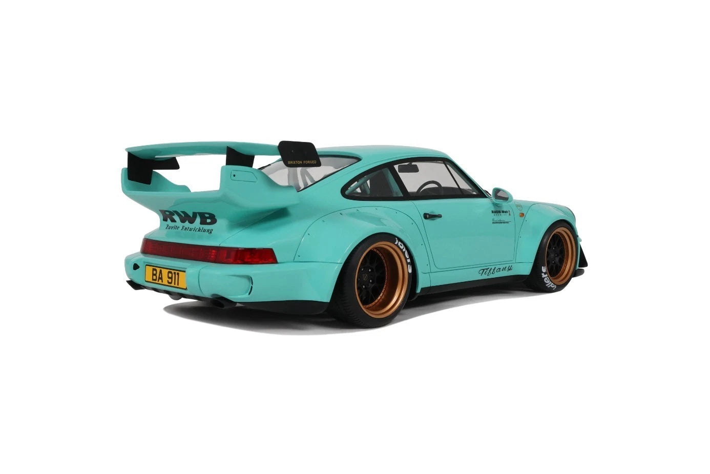 Porsche 911 (964) Turbo S Coupe RWB Tiffany Limitiert 769/999 1:12 GT Spirit GT951 Порше 911 зелен Лимитирана