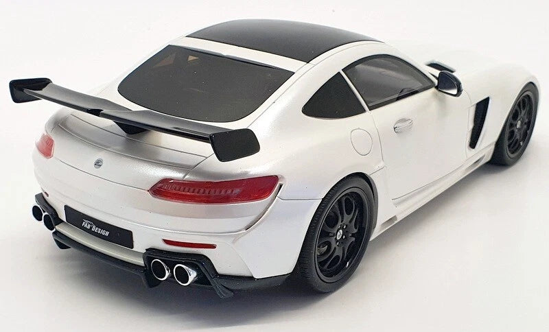 Mercedes Benz GT AMG W190 Coupe white FAB Design Limitiert 360/999 1:18 GT Spirit GT157 Мерцедес Бенц ГТ бял Лимитирана