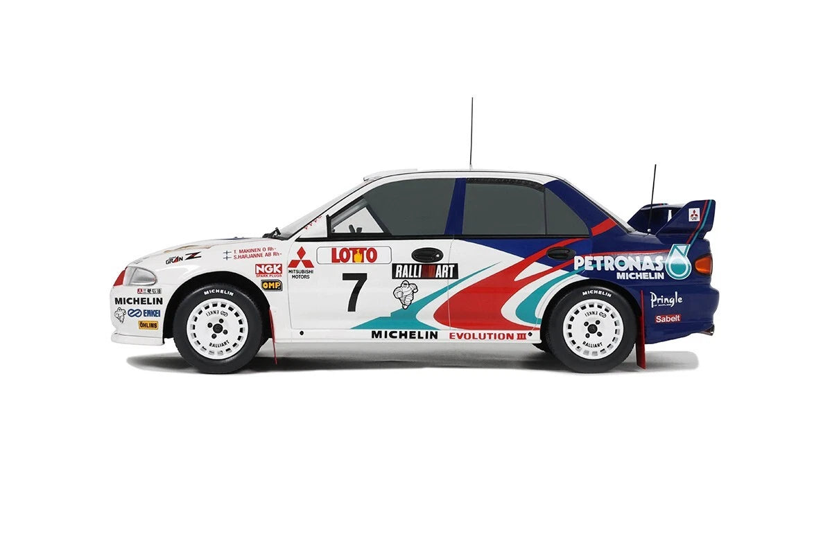 Mitsubishi Lancer EVO3 Makinen Australia Rally Limitiert  1:18 OTTO OT475 Митсубиши Лансер Ево 3 Рали Макинен Лимитирана