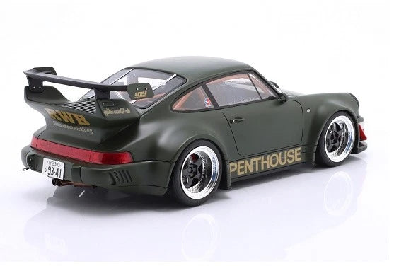 Porsche 911 964 RWB Rauh Welt Penthouse Limitiert green 1:18 GT Spirit GT559 Порше зелен Лимитирана