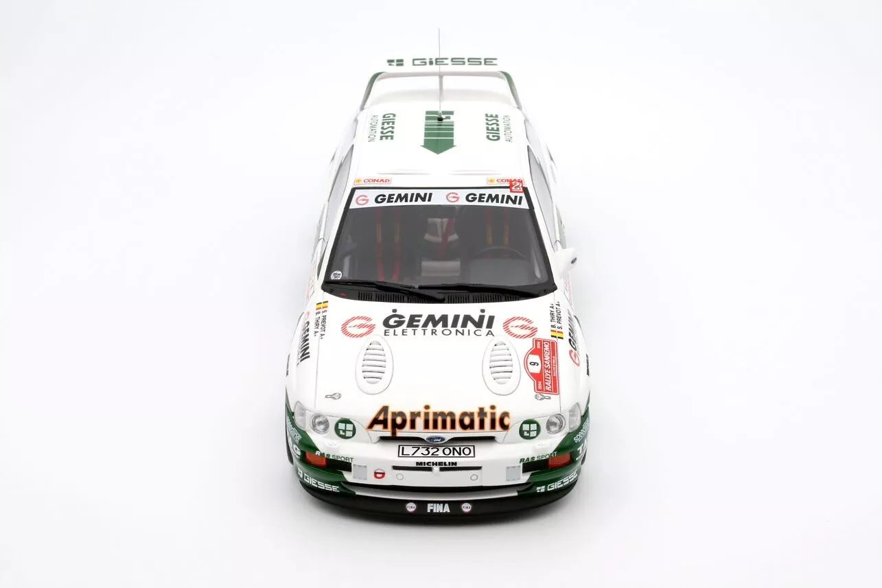 Ford Escort RS Cosworth Thiry Rally San Remo white 1:18 Ottomobile OT1038 Форд Ескорт Рали бял