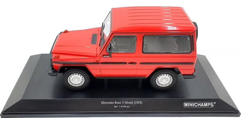 Mercedes Benz G Klasse W460 red Limited 504pcs 1:18 Minichamps 155038002 Мерцедес Бенц Г Класа червен