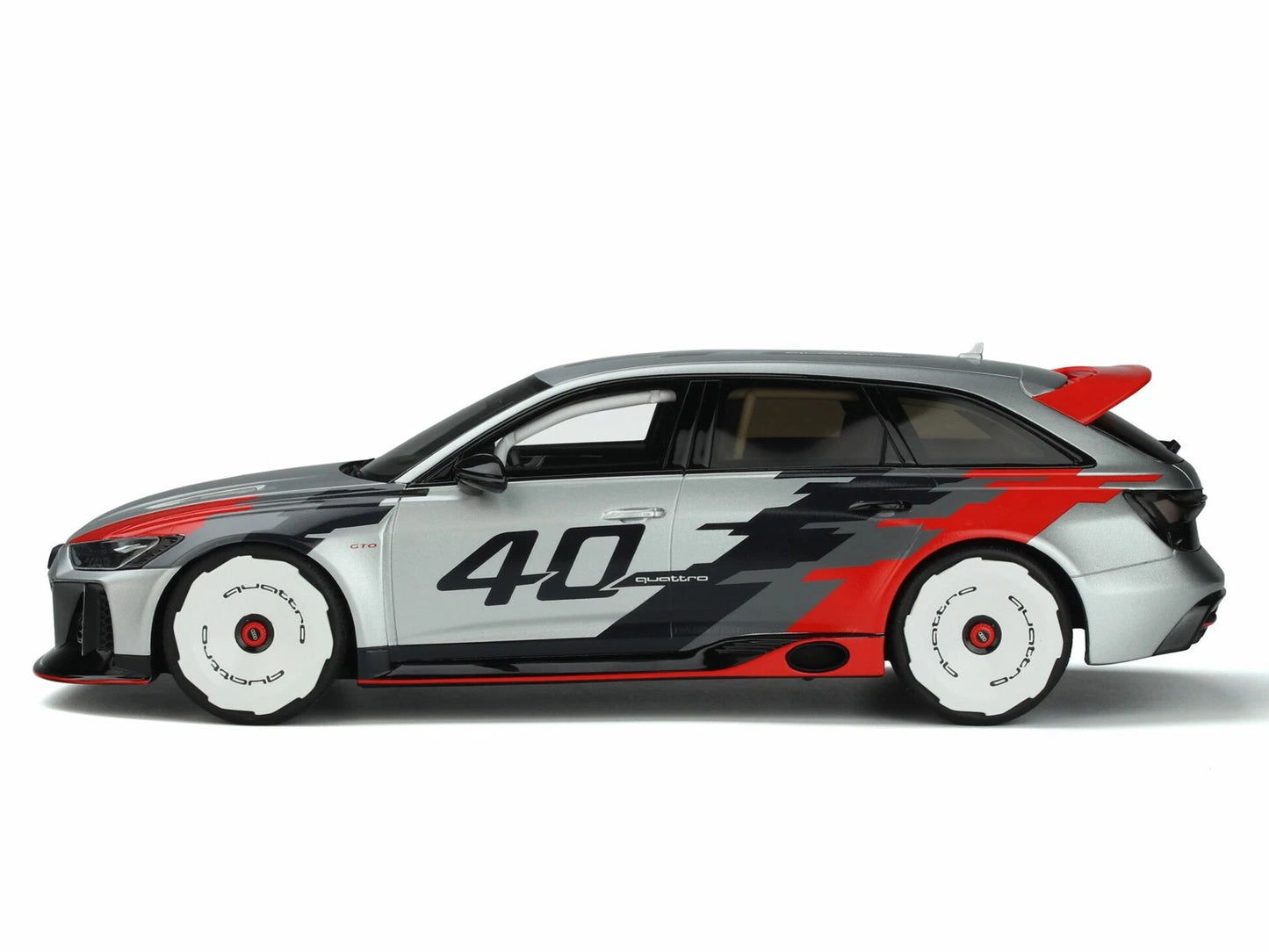 Audi RS6 GTO Concept 40 Years Quattro Kombi white Limitiert 1:18 GT Spirit GT373 Ауди РС6 ГТО Концепт Комби Лимитирана