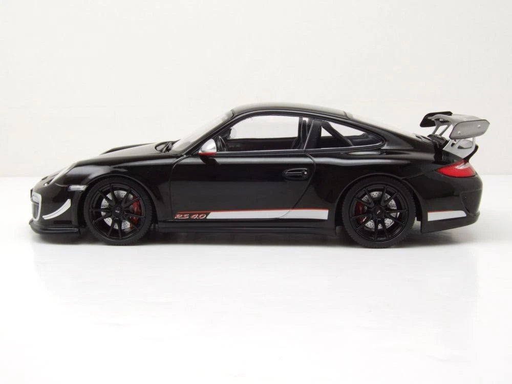 PORSCHE 911 997 GT3 RS 4.0 2011 black 1:18 Minichamps 155062220 Порше 911 997 ГТ3 черен