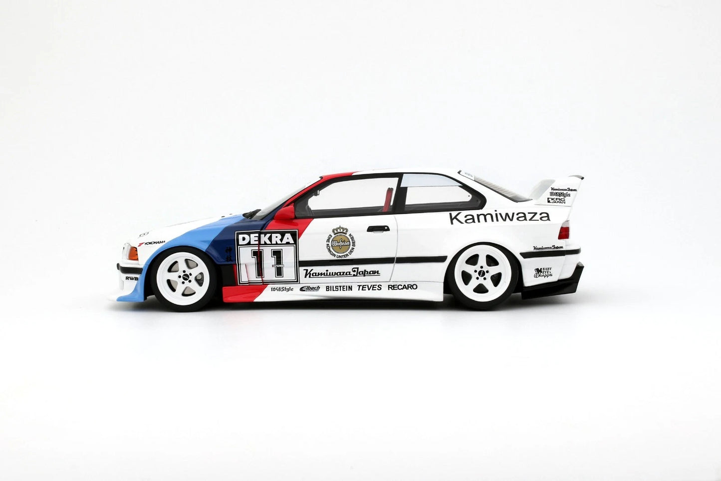 Bmw E36 Khyzyl Saleem Coupe white Limitiert 1:18 OTTO OT1176 Бмв Е36 бял Лимитирана