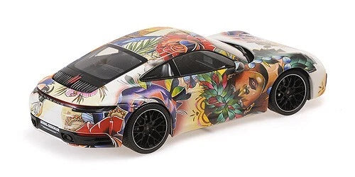 Porsche 911 Carrera 4S flower design Limited 500pcs 1:18 Minichamps 155067329 Порше 911 Карера 4С Лимитирана