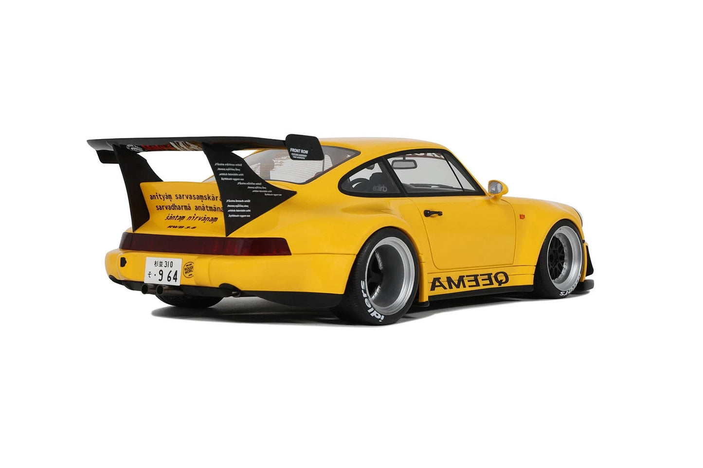 Porsche 911 964 RWB Qeema Limitiert yellow 1:18 GT Spirit GT492 Порше жълт Лимитирана