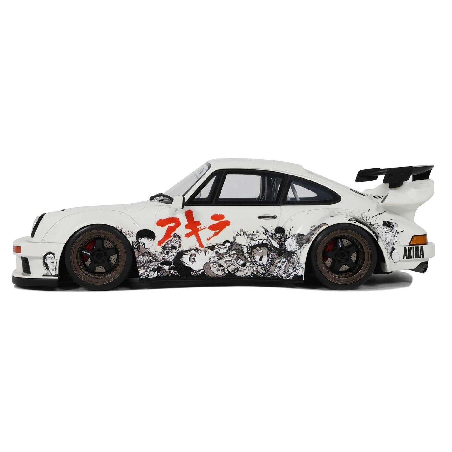 Porsche 911 RWB Rauh-Welt Akira Limitiert white 1:18 GT Spirit GT508 Порше бял Лимитирана