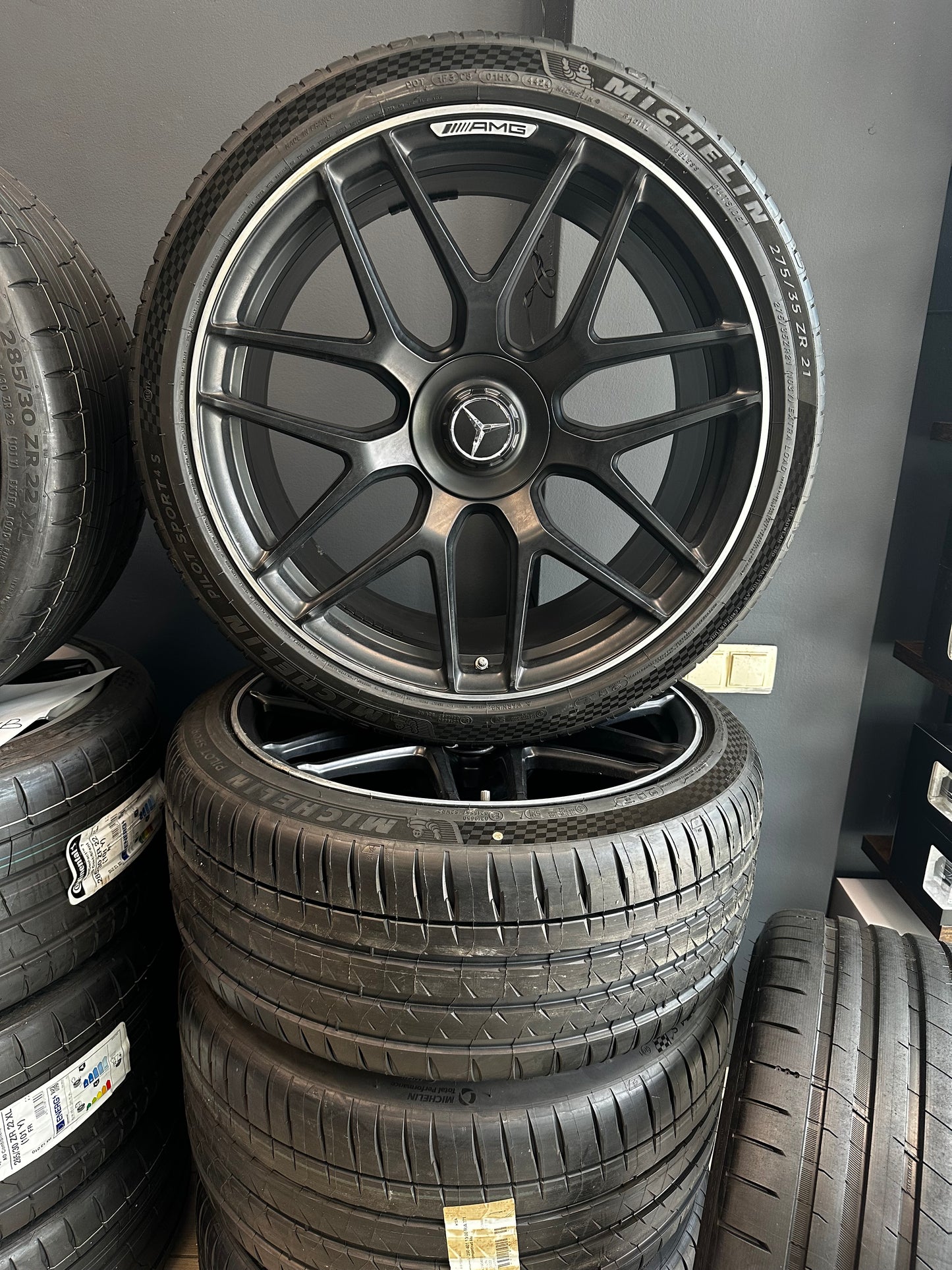 Mercedes AMG GT 4 door W290 X290 21 Zoll Мерцедес AMG GT 21 цол джанти летен комплект летни гуми