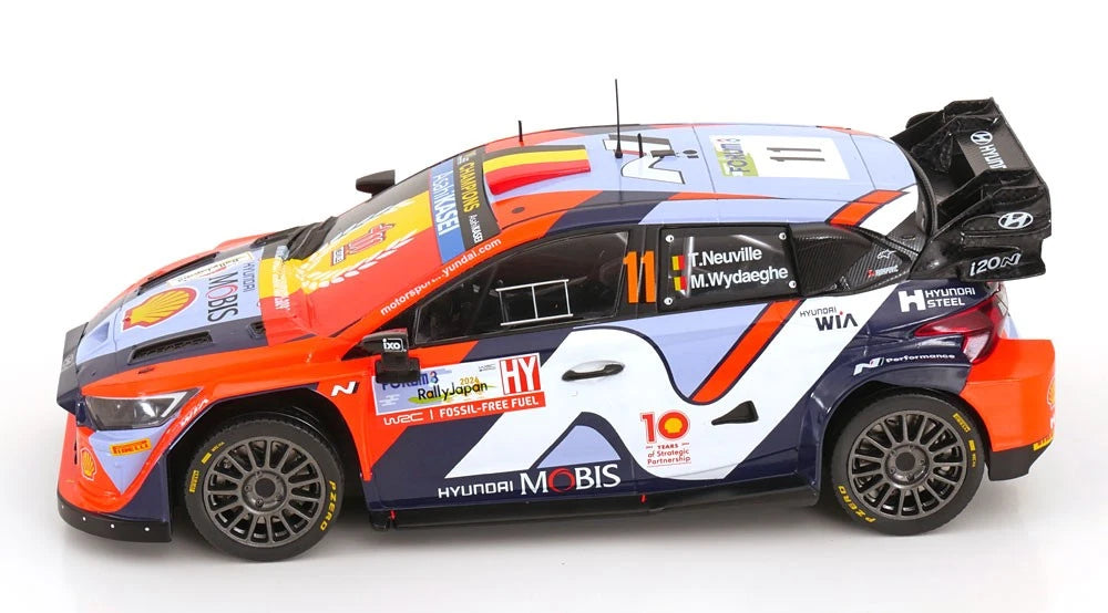 Hyundai i20 N Rally1 #11 Rally Japan World Champion 2024 1:18 IXO 18RMC228.22 Хюндай и20 Рали