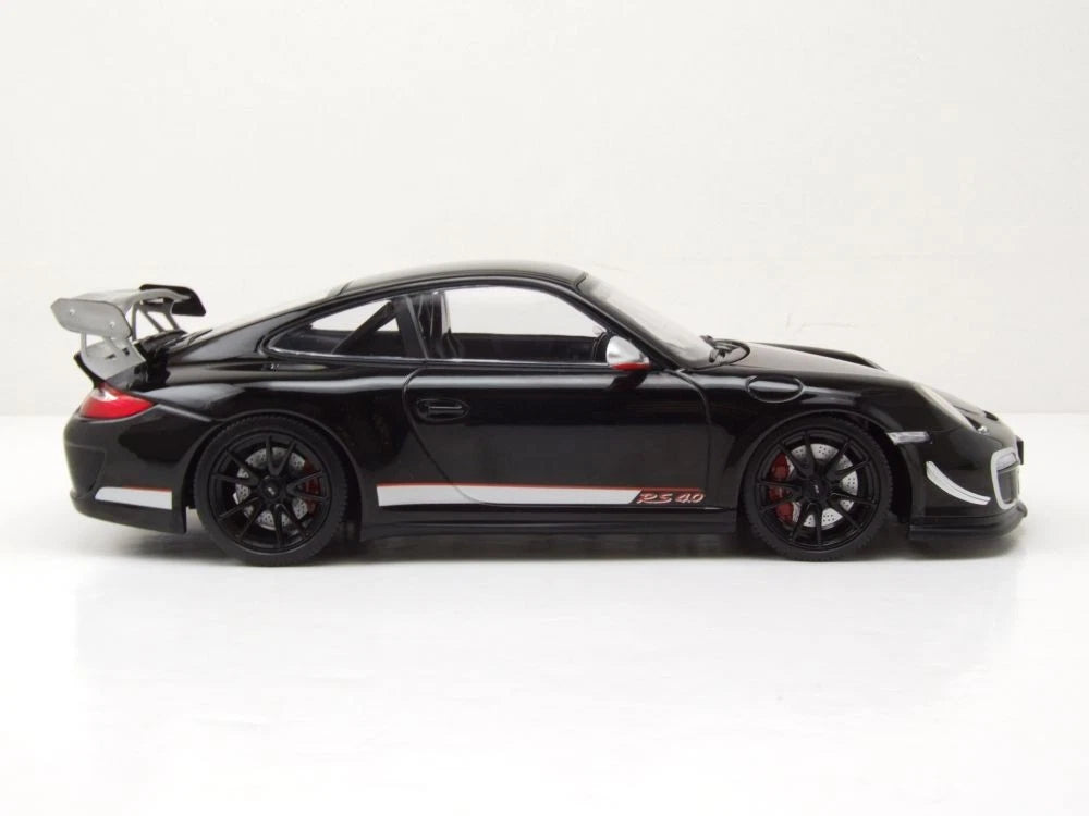 PORSCHE 911 997 GT3 RS 4.0 2011 black 1:18 Minichamps 155062220 Порше 911 997 ГТ3 черен