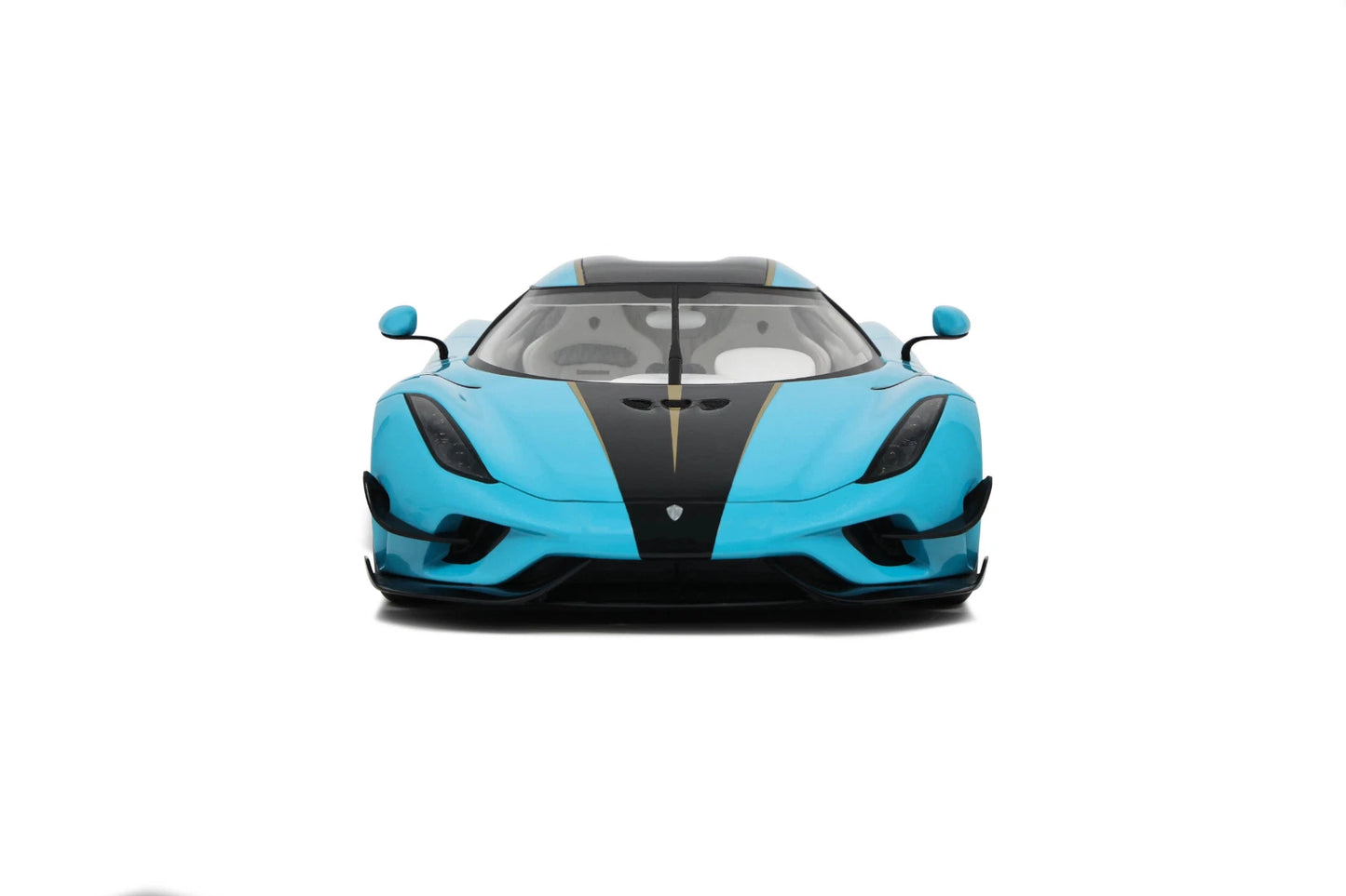 Koenigsegg Regera blue 2018 Limited 1:18 GT Spirit GT881 Кьонигсег Регера 2018 син Лимитирана