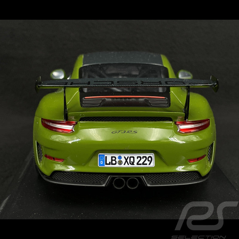 PORSCHE 911 991.2 GT3 RS 2019 green Limited 222pcs 1:18 Minichamps 155068232 Порше 911 ГТ3 РС Лимитирана зелен